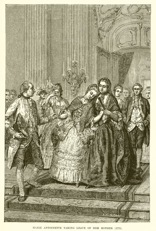 Maria Antonietta saluta sua madre da English School