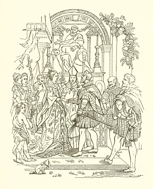 Matrimonio di Enrico IV e Maria de