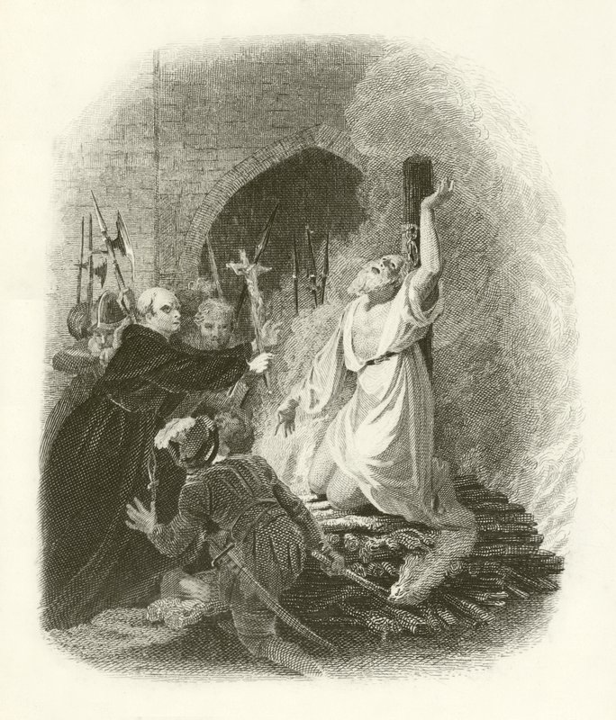 Martirio di Cranmer da English School