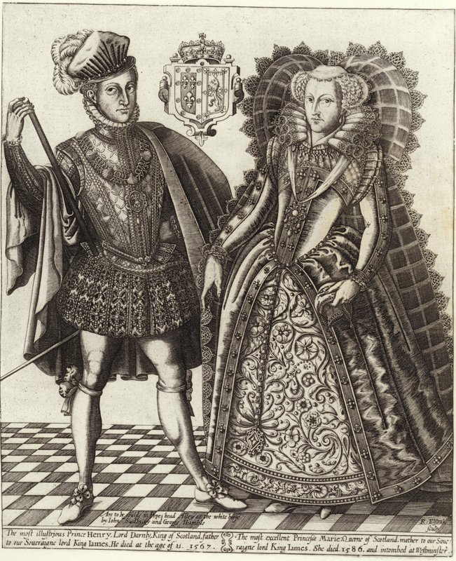 Maria, Regina di Scozia, e Henry Stuart, Lord Darnley da English School