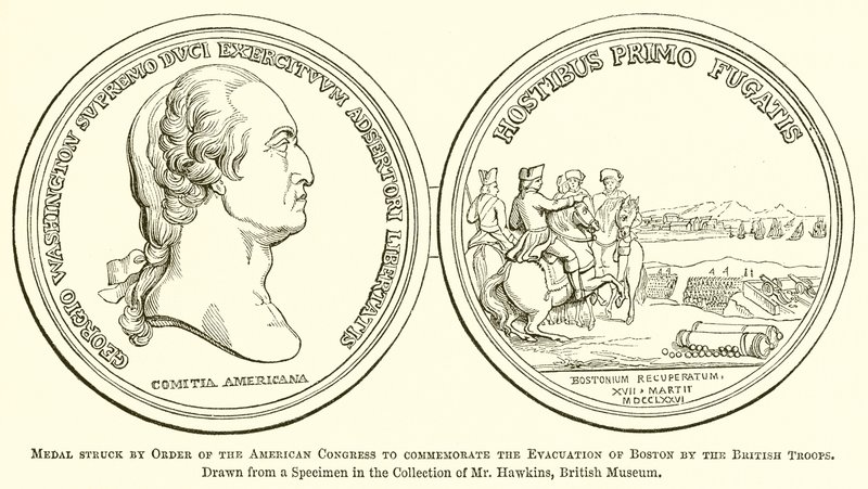 Medaglia coniata per ordine del Congresso americano per commemorare l