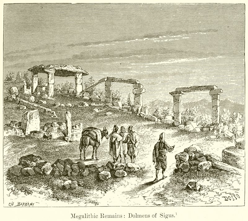 Resti megalitici: Dolmen di Sigus da English School