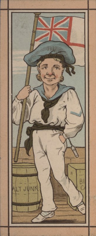 Menüillustration: Großbritannien von English School