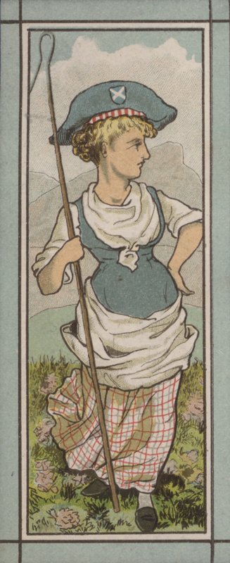 Illustrazione del menu: Svizzera (litografia a colori) da English School