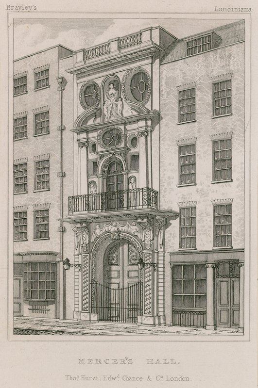 Mercers Hall, Cheapside, Londra da English School