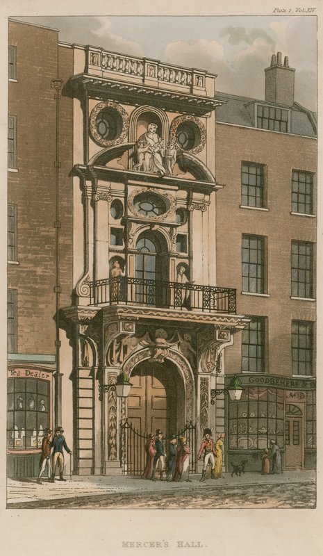 Mercers Hall, Cheapside, Londra da English School
