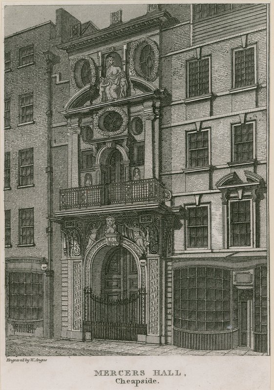 Mercers Hall, Cheapside, Londra da English School