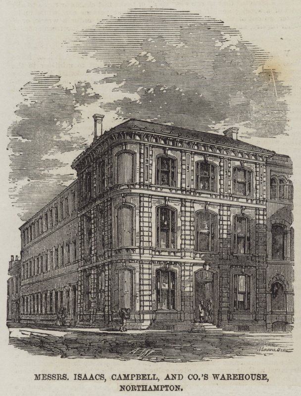 Magazzino della Messers Isaacs, Campbell e Company, Northampton da English School