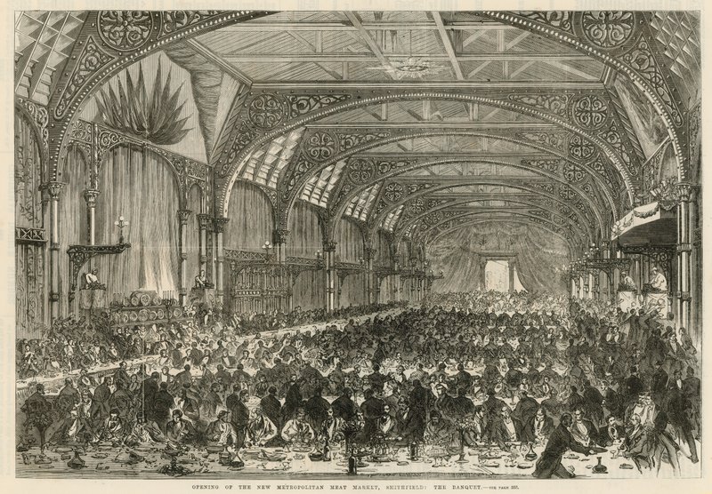 Mercato della carne metropolitano, Smithfield da English School