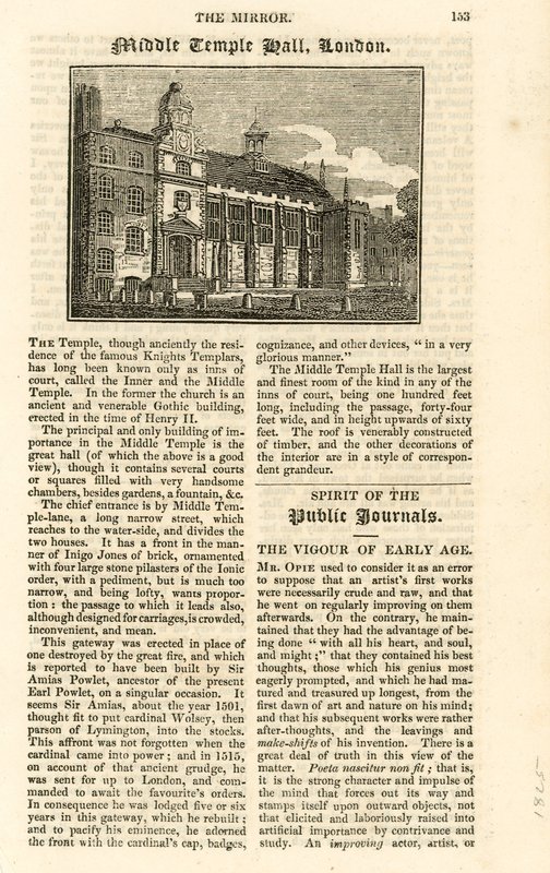 Middle Temple Hall da English School