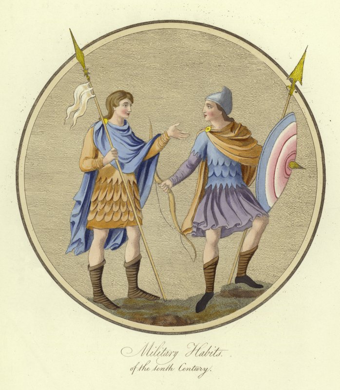 Abiti militari del IX secolo da English School