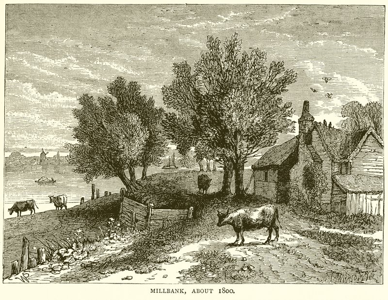 Millbank, circa 1800 da English School