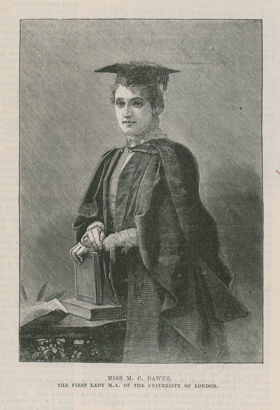 Miss M C Dawes, la prima donna MA dell