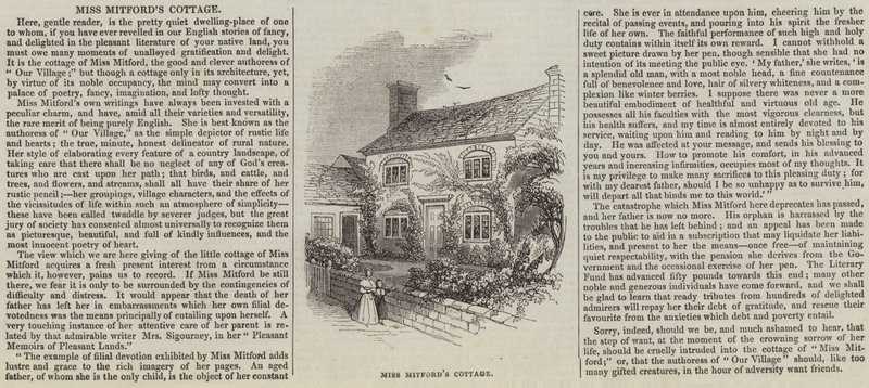 Cottage di Miss Mitford da English School