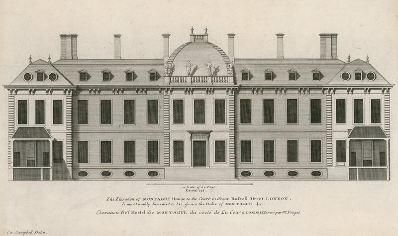 Montague House, Great Russell Street da English School