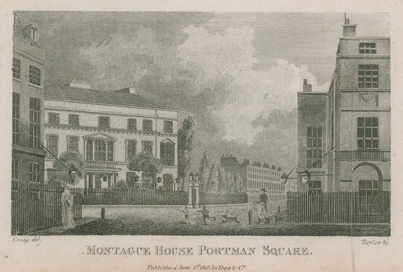 Montague House, Portman Square, Londra da English School