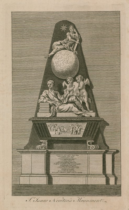 Monumento di Sir Isaac Newton nell