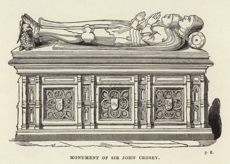 Monumento di Sir John Crosby da English School