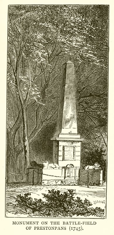Monumento sul campo di battaglia di Prestonpans (1745) da English School