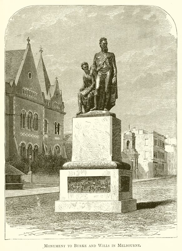 Monumento a Burke e Wills a Melbourne da English School