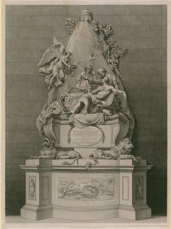 Monumento al Maggior Generale James Wolfe da English School