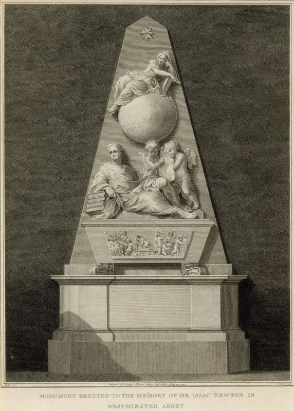 Monumento alla memoria di Sir Isaac Newton da English School