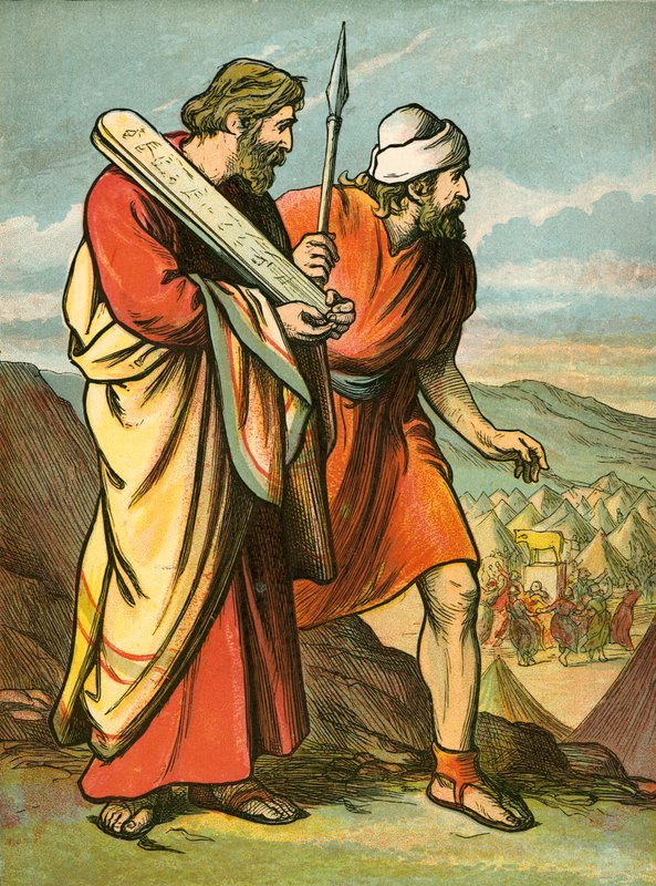 Mosè e Giosuè vedono il Vitello d