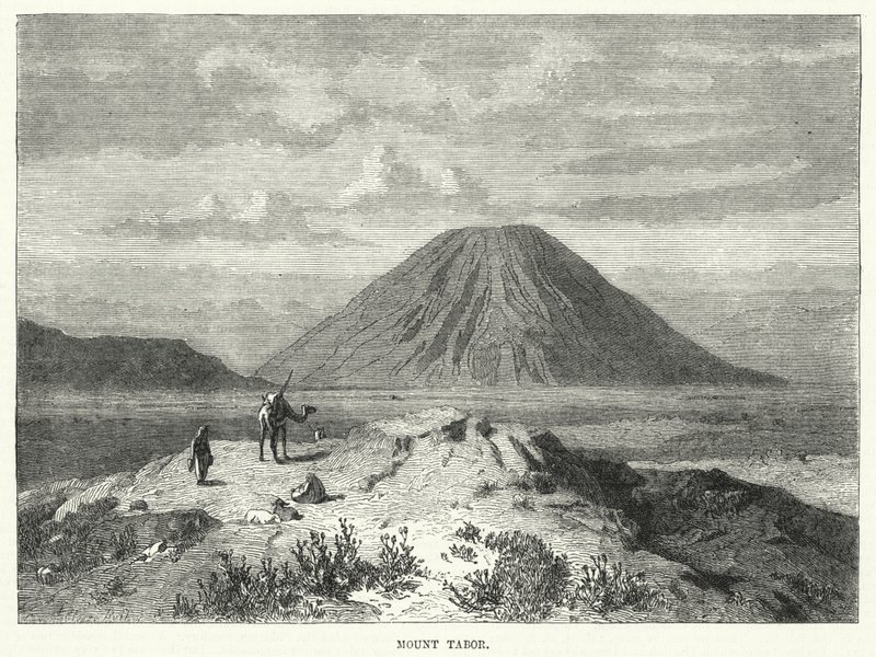 Monte Tabor (incisione) da English School