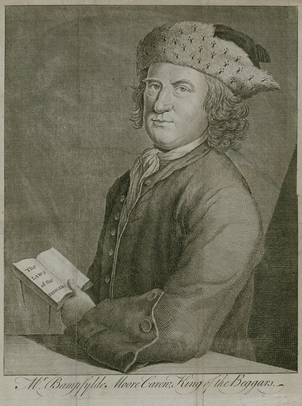 Mr Bampfylde Moore Carew, re dei mendicanti da English School