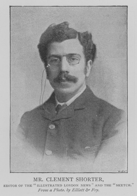 Mr Clement Shorter, direttore del "Illustrated London News" e del "Sketch" (incisione) da English School