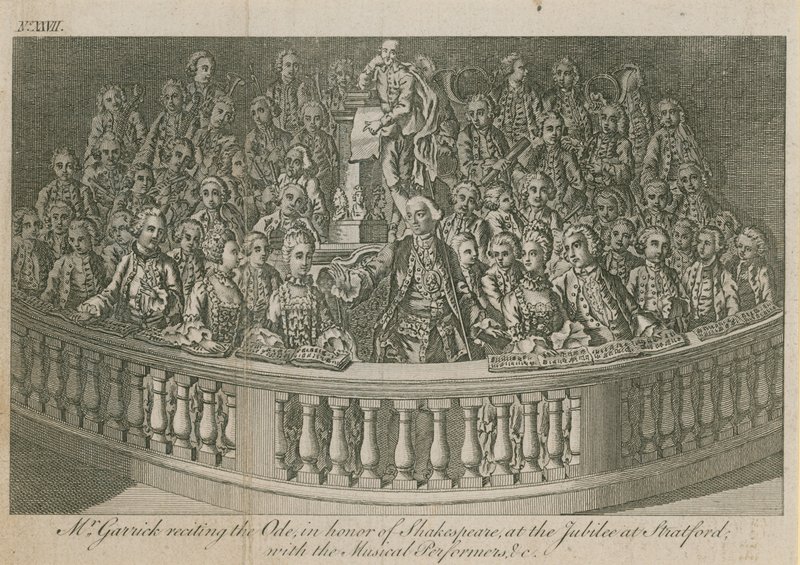 Il signor David Garrick recita l