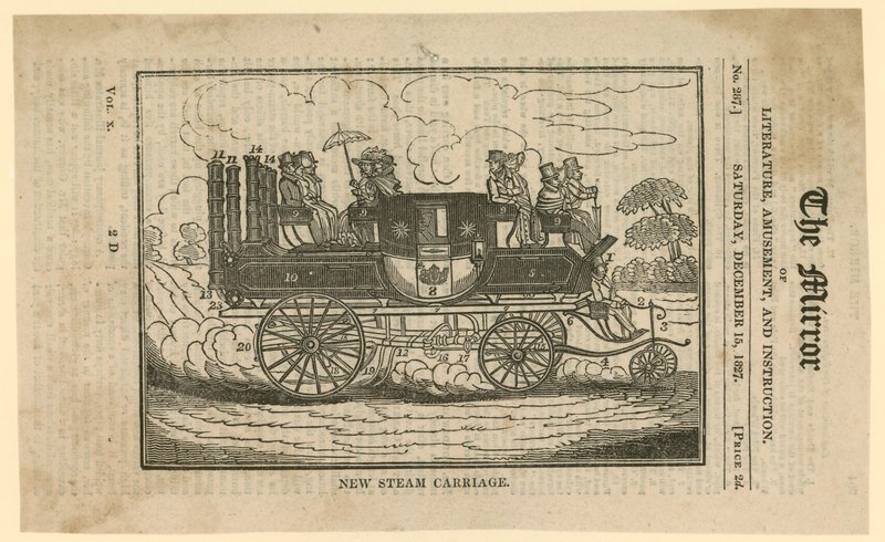 La nuova carrozza a vapore di Mr Gurney da English School