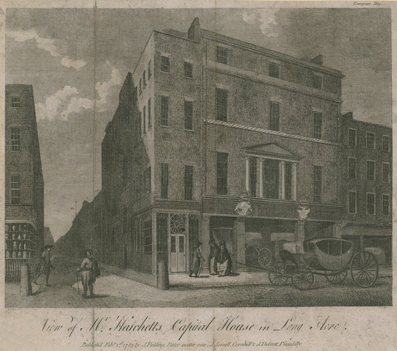 La casa principale di Mr Hatchett in Long Acre da English School