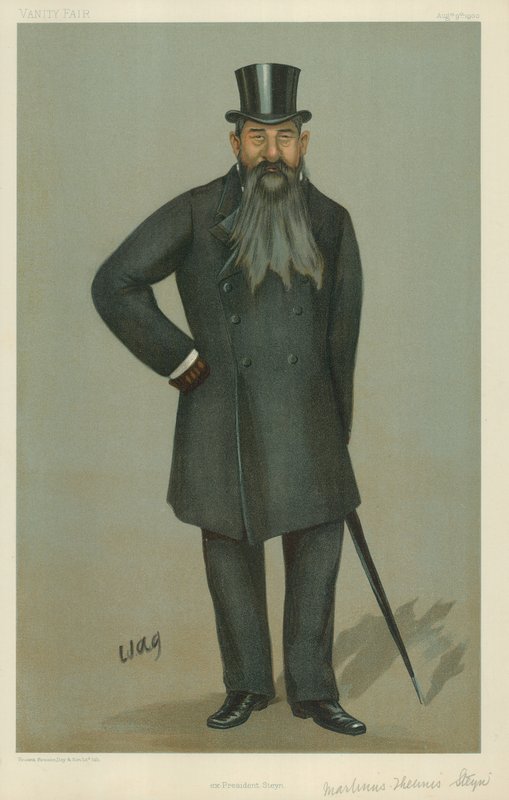 Mr Martinus Theunis Steyn, Ex-presidente Steyn, 9 agosto 1900 da English School