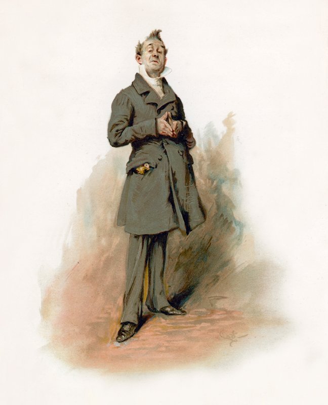 Mr Pecksniff da Martin Chuzzlewit. 