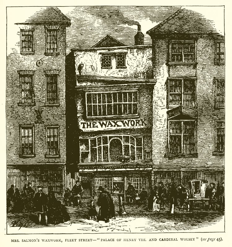 Museo delle cere di Mr. Salmon, Fleet Street--Palazzo di Enrico VIII e del Cardinale Wolsey da English School
