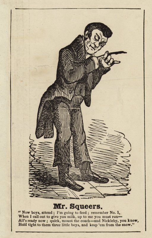 Mr Squeers da Nicholas Nickleby da English School