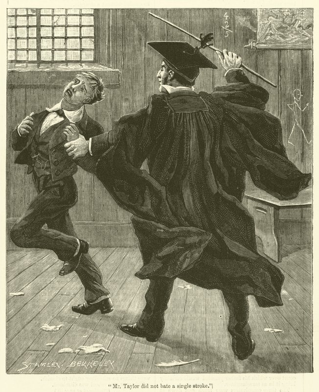 "Il signor Taylor non ha saltato un solo colpo" da English School