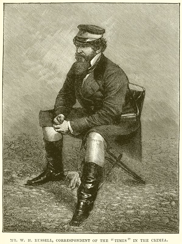 Il signor W. H. Russell, corrispondente del Times in Crimea da English School