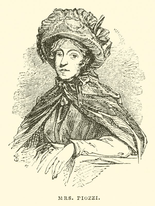 Mrs Piozzi da English School