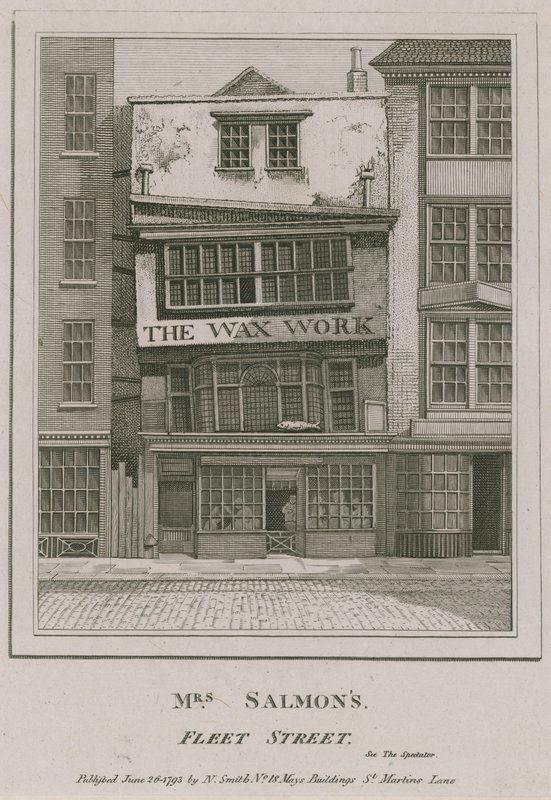 Signora Salmons, Il Lavoro di Cera, Fleet Street da English School