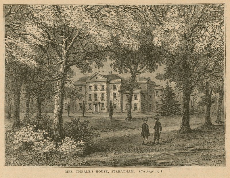 Casa della signora Thrale a Streatham da English School