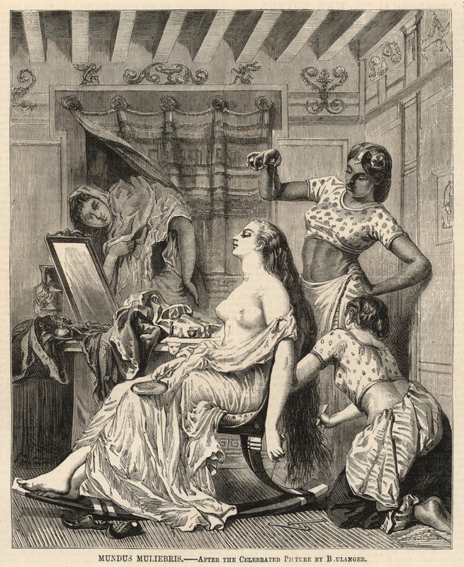 Mundus muliebris, dopo il celebre quadro di Boulanger da English School