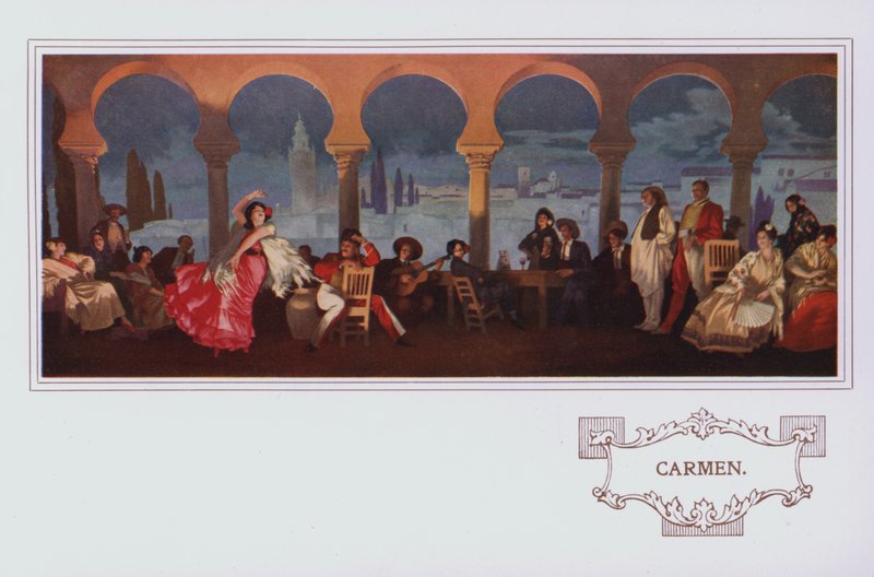 Murales nel ristorante Peter Robinson: Carmen da English School