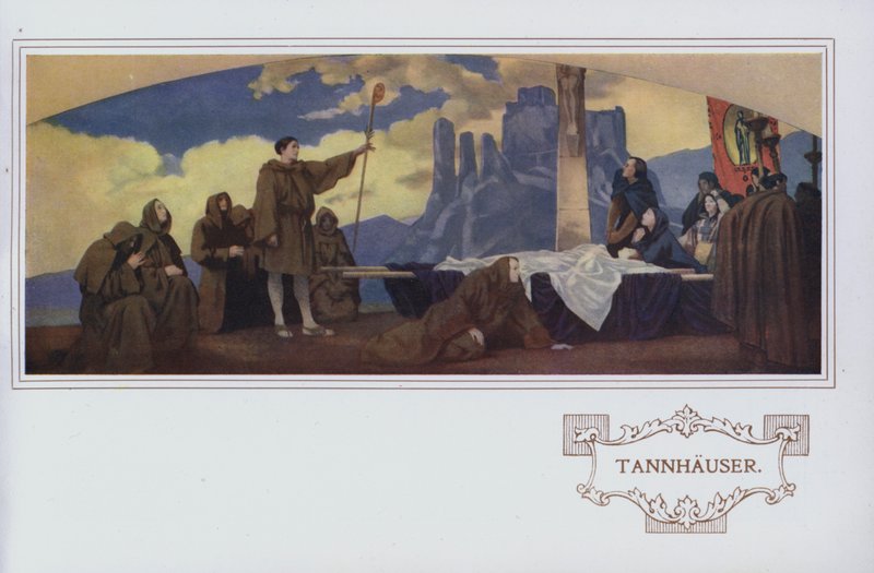Murales nel ristorante Peter Robinson: Tannhauser da English School