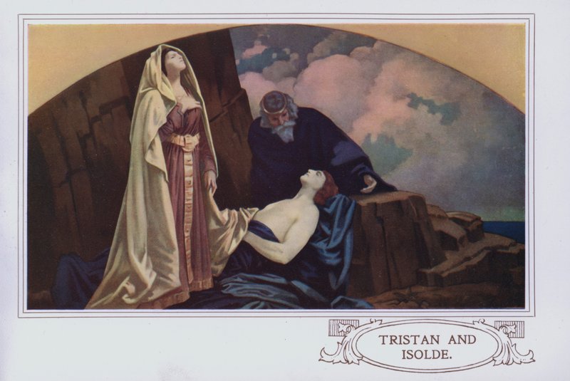 Murales nel ristorante Peter Robinson: Tristano e Isotta da English School