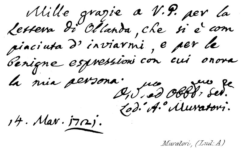 Muratori (Lud: A) da English School