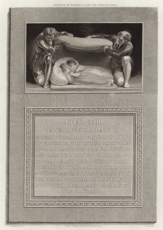 Assassinio di Edoardo V e del duca di York da English School