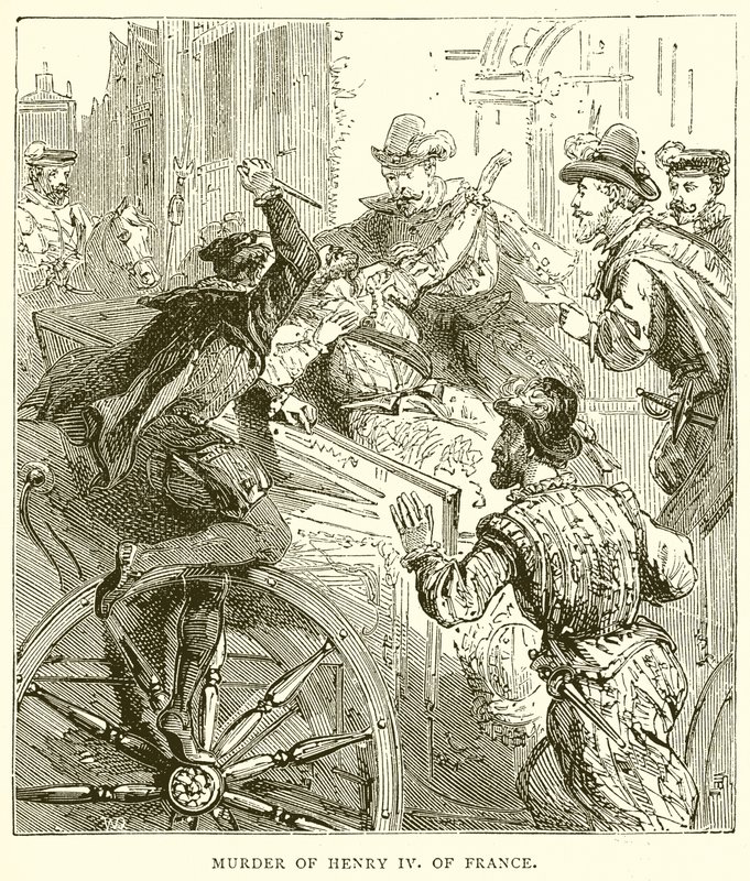 Assassinio di Enrico IV di Francia da English School