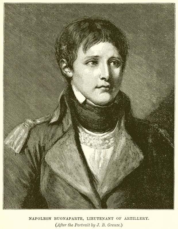 Napoleone Buonaparte, tenente di artiglieria da English School